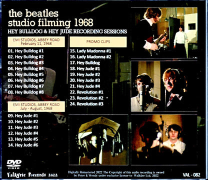Beatles/Studio Filming 1968 Hey Bulldog & Hey Jude Recording Session