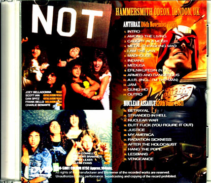 Anthrax Nuclear Assault Anthrax Nuclear Assault/London,UK 1987