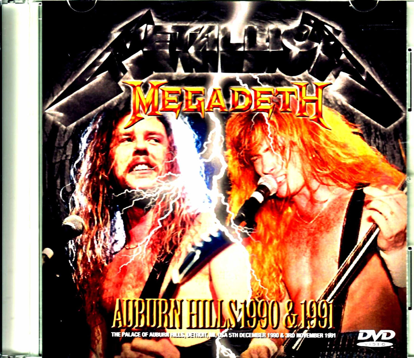 Metallica Megadeth Metallica Megadeth / Pro shot at the same venue MI,USA 1991 2Days
