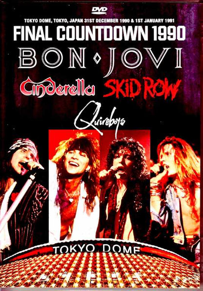 Bon Jovi Cinderella Skid Row Quireboys Bon Jovi Cinderella/Countdown Live 1990 Tokyo, Japan 1990-1991 Upgrade