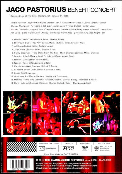 Herbie Hancock Wayne Shorter Marcus Miller Herbie Hancock/Jaco Pastorius Benefit Concert CA,USA 1988