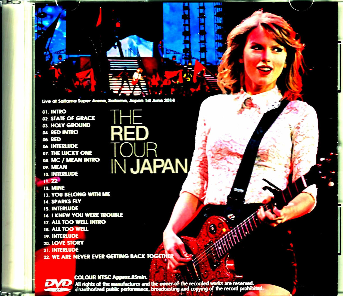 Taylor Swift/Saitama,Japan 2014 Synchro Soundboard Edition