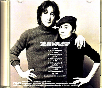 John Lennon Yoko Ono John Lennon Yoko Ono/John after the Beatles Japanese TV Special 2001