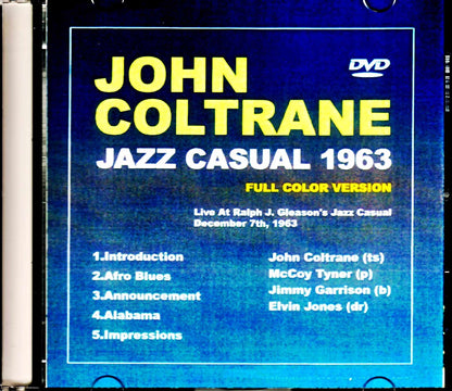 John Coltrane McCoy Tyner John Coltrane McCoy Tyner/Jazz Casual 1963 Full Color Version