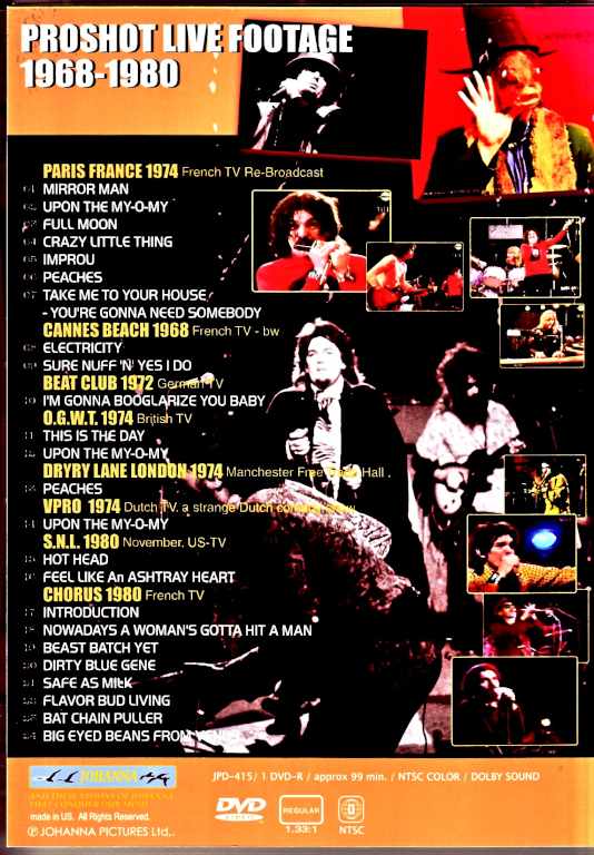 Captain Beefheart/Pro-Shot Live Anthology 1968-1980