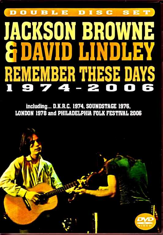 Jackson Browne David Lindley/TV Live Collection 1974-2006