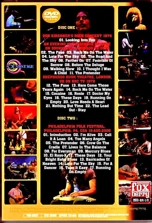 Jackson Browne David Lindley/TV Live Collection 1974-2006