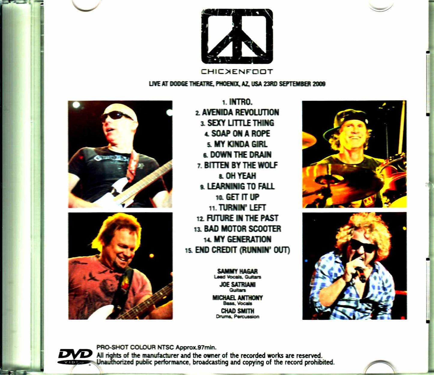 Chickenfoot Chickenfoot/AZ,USA 2009 Japanese Broadcast Edition