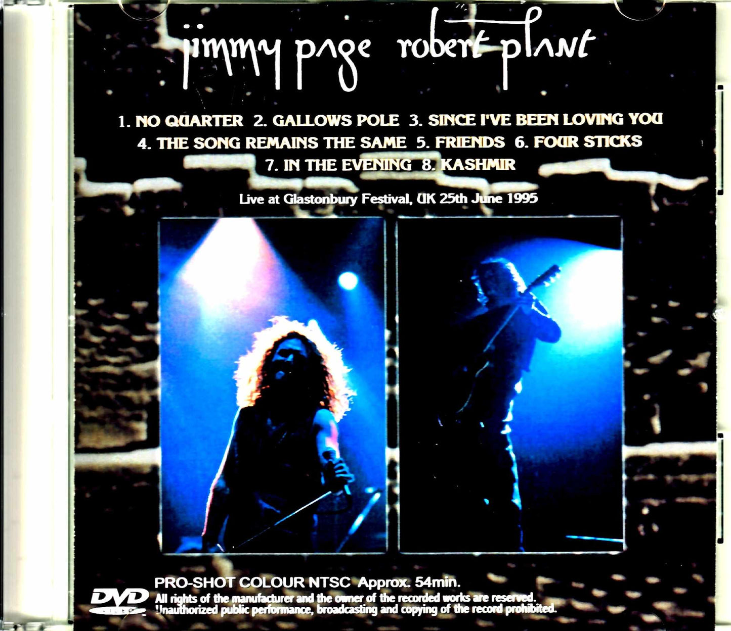 Jimmy Page Robert Plant Jimmy Page Robert Plant/England,UK 1995 Best Quality