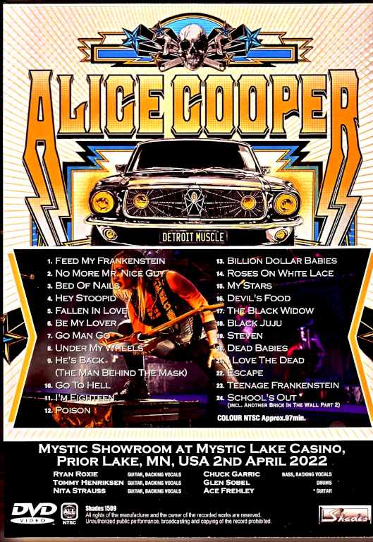 Alice Cooper Alice Cooper/MN,USA 2022