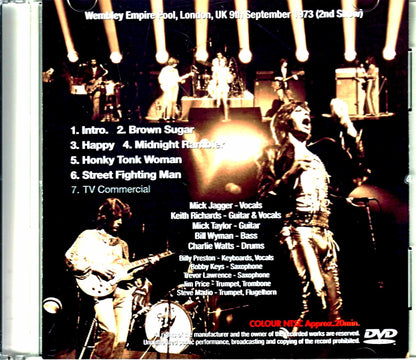 Rolling Stones/London,UK 9.9.1973 2nd Show 8mm Edition