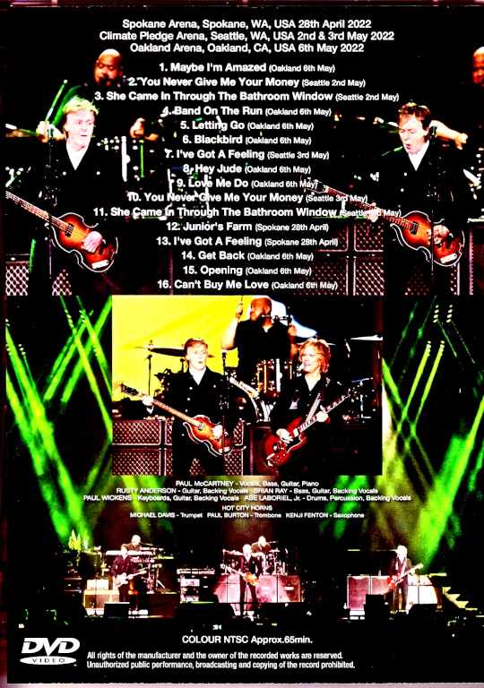 Paul McCartney North America Tour 2022 HD Live Compilation