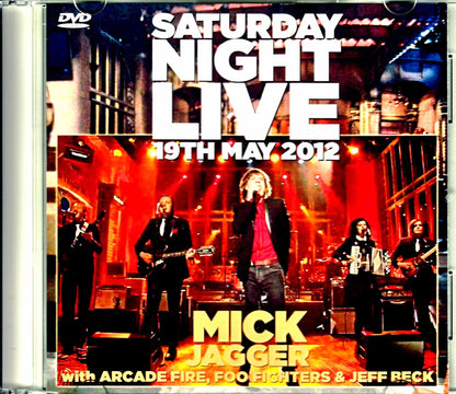 Mick Jagger Arcade Fire, Foo Fighters, Jeff Beck Mick Jagger/Saturday Night Live NY, USA 2012