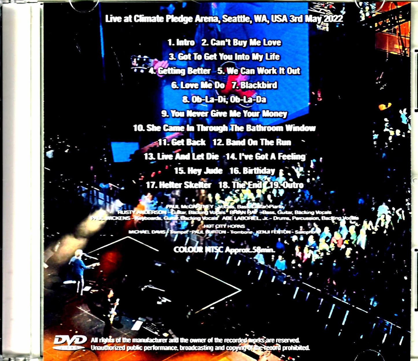 Paul McCartney/WA,USA 5.3.2022 Jewel Version