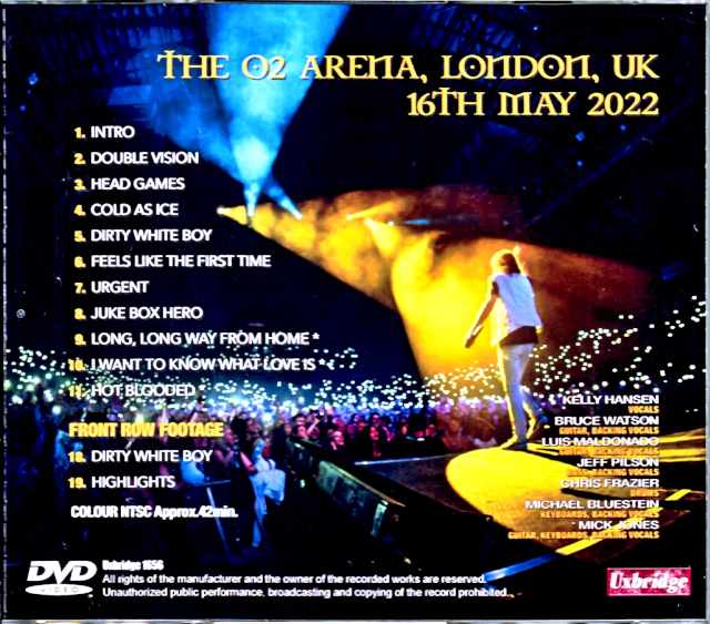 Foreigner / London, UK 2022