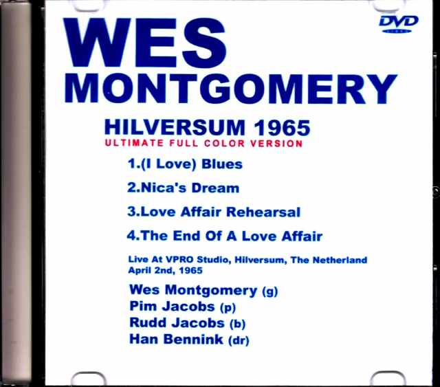 Wes Montgomery/Netherlands TV Studio 1965 Full Color Edition