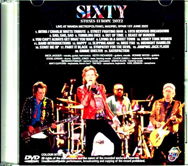 Rolling Stones/Spain 2022 Multi-cam