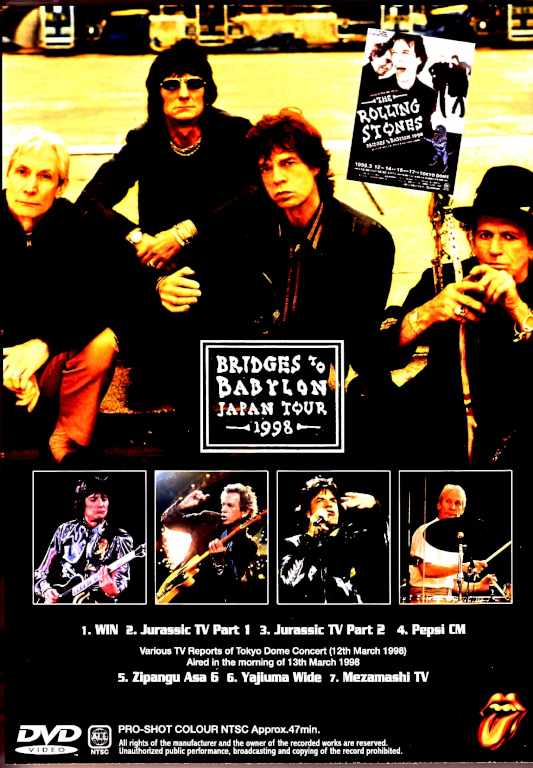 Rolling Stones/Japan Tour 1998 Japanese TV Special