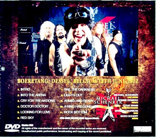 Michael Schenker Group Michael Schenker/Belgium 2022