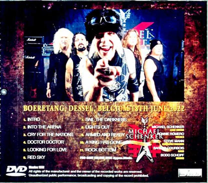 Michael Schenker Group Michael Schenker/Belgium 2022