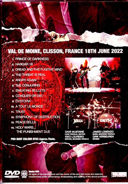 Megadeth/France 2022