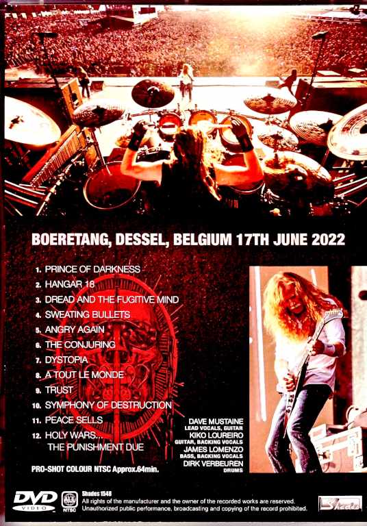 Megadeth/Belgium 2022