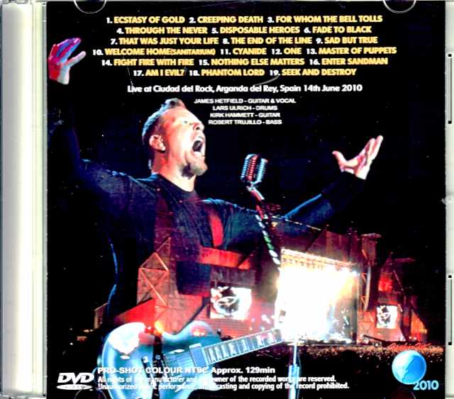 Metallica/Spain 2010 Complete Origin Broadcast