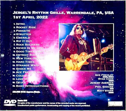 Ace Frehley/PA,USA 2022 Complete