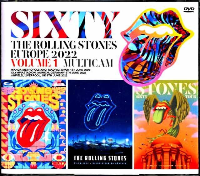 Rolling Stones/Europe Tour Collection 2022 Multi-Cam Vol.1