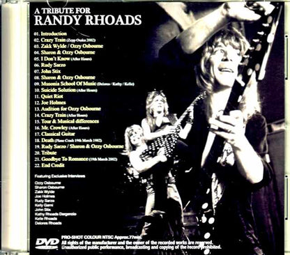 Randy Rhoads Tribute for Japanese TV Special 2002