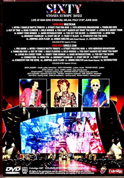 Rolling Stones/Italy 2022 Complete 2Versions