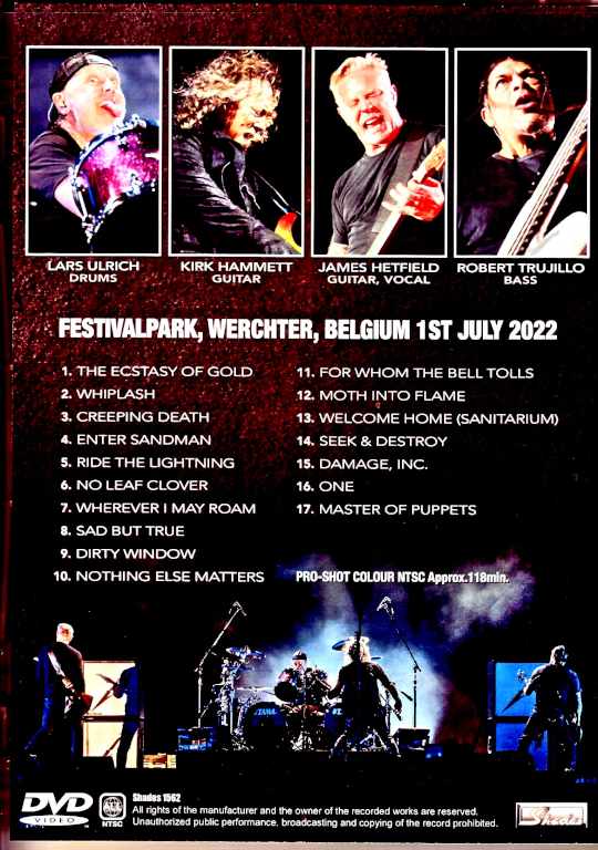 Metallica/Belgium 2022