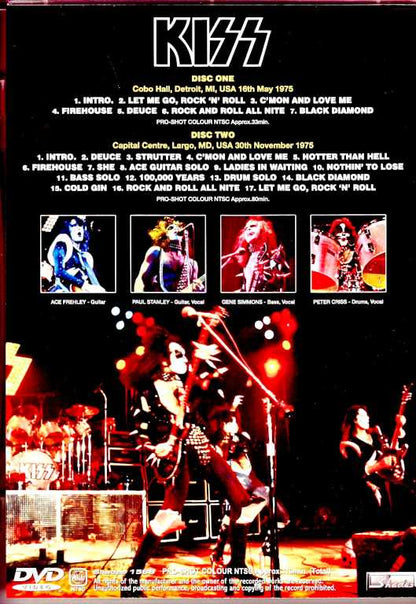 Kiss/MI & MD,USA 1975 Best Edition