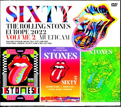 Rolling Stones/Europe Tour Collection 2022 Multi-Cam Vol.2