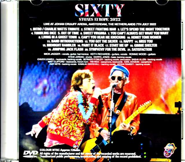 Rolling Stones/Netherlands 2022 Multi-Cam