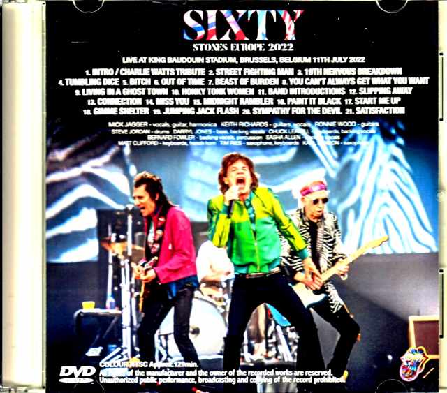Rolling Stones/Belgium 2022 Multi-Cam