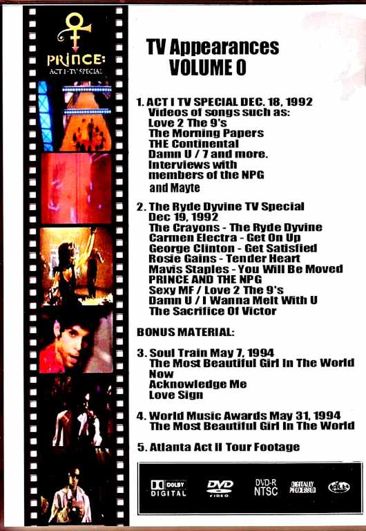 Prince/TV Appearances Vol.0