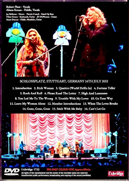 Robert Plant Alison Krauss Robert Plant Alison Krauss/Germany 2022