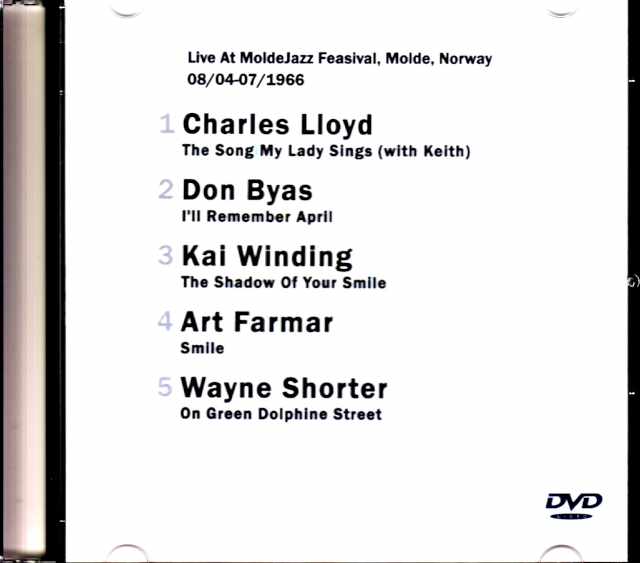 Various Artists Charles Lloyd,Art Farmar,Wayne Shorter Charles Lloyd Art Farmer Wayne Shorter/Norway 1966