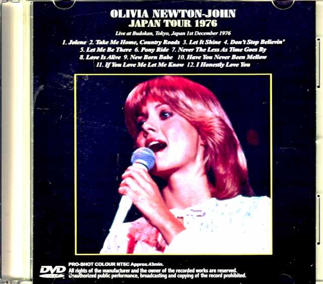 Olivia Newton-John Olivia Newton-John/Tokyo,Japan 11.1.1976 TV Broadcast Edition