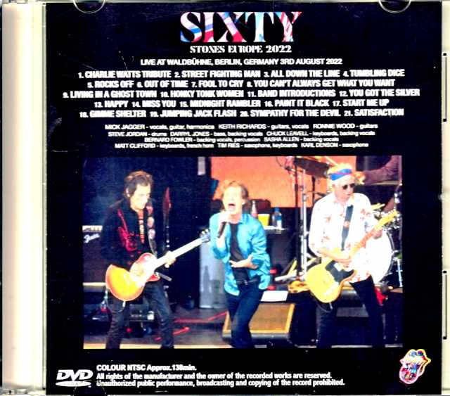 Rolling Stones/Germany 8.3.2022 Multi-cam New Edition