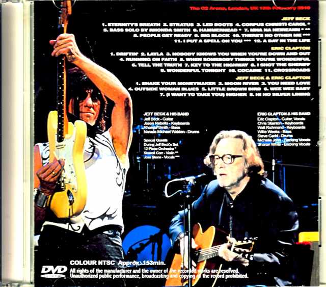 Eric Clapton Jeff Beck Eric Clapton Jeff Beck/London,UK 2010 Complete