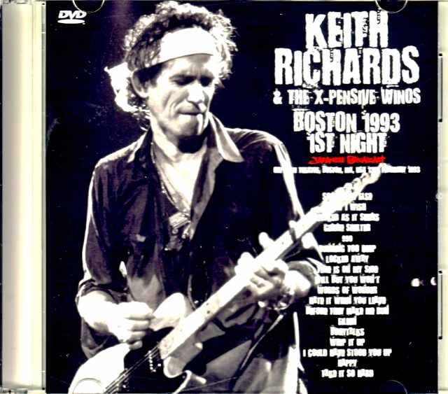 Keith Richards & the X-Pensive Winos Keith Richards/MA,USA 1993 Japanese Broadcast Edition