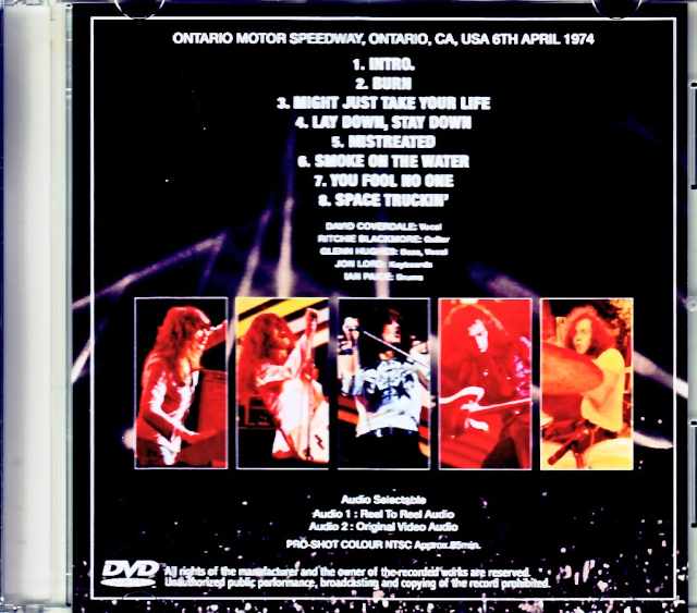 Deep Purple/CA,USA 1974 Dual Audio Edition Jewel Version