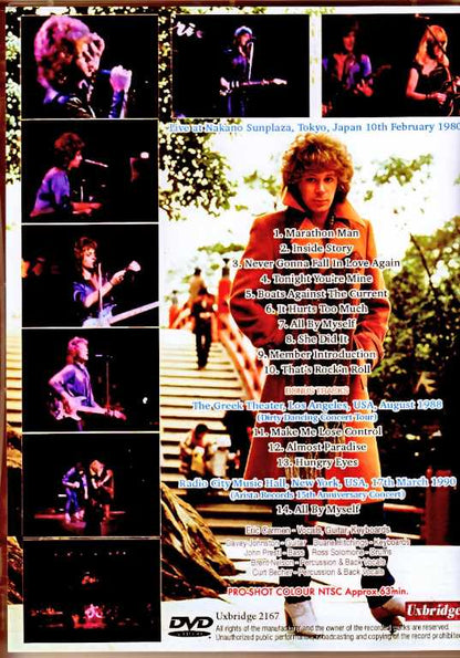 Eric Carmen/Tokyo,Japan 1980 & more