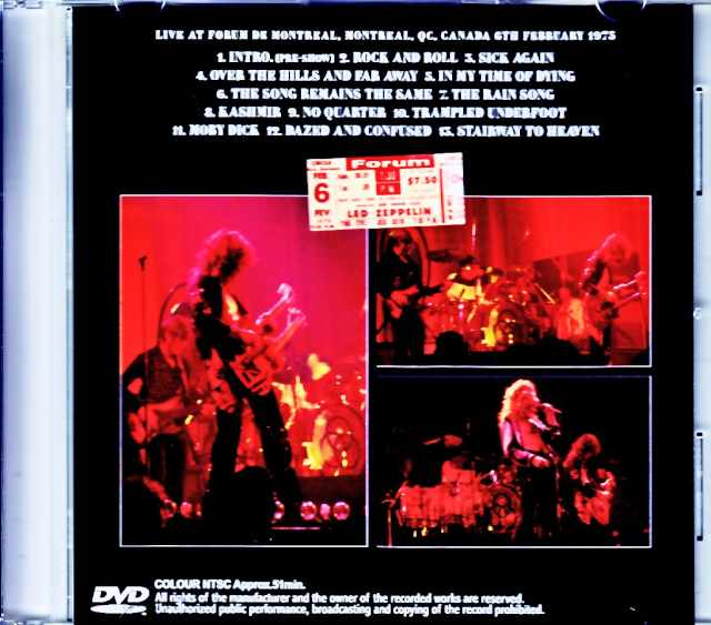 Led Zeppelin/Canada 1975 8mm Film Edition Jewel Version