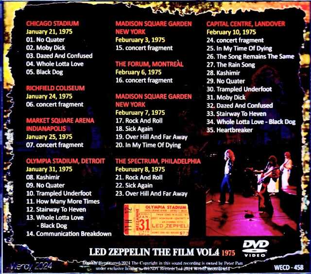 Led Zeppelin / The Film 1975