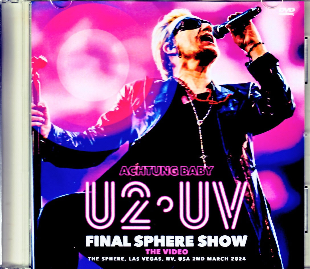 U2/NV,USA 3.2.2024 Complete Synced Soundboard Edition Jewel Version