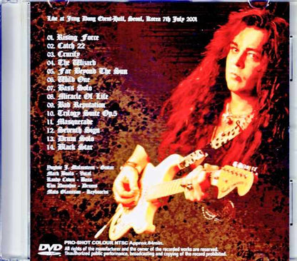 Yngwie Malmsteen/Seoul,Korea 2001 Jewel Version