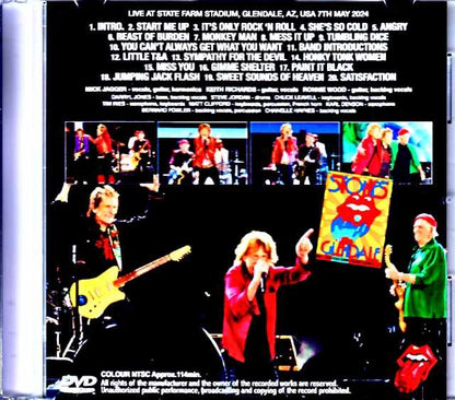 Rolling Stones/AZ,USA 2024 Complete Jewel Version